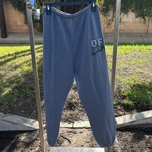 Gray Sweatpants with Logo